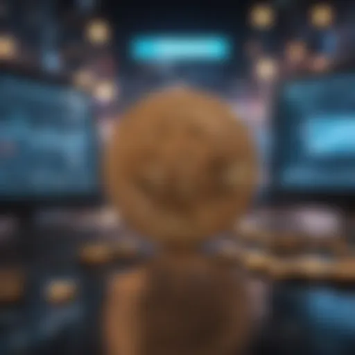 A visual comparison of centralized and decentralized exchanges
